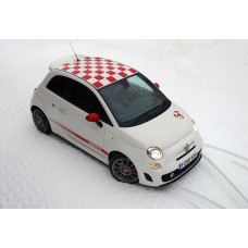 Decal to fit Fiat 500 side decal - roof - bonnet decal Abarth 5 pcs. whole set