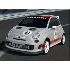 Aufkleber passend für Fiat Abarth Frontscheiben Sonnenblendstreifen Aufkleber