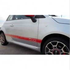Decal to fit Fiat 500 side decal set