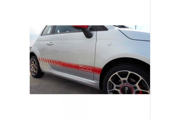 Decal to fit Fiat 500 side decal set