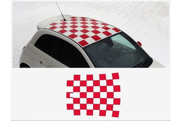 Decal to fit Fiat 500 roof decal Abarth