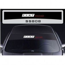 Decal to fit Fiat Racing windscreen striscia decal