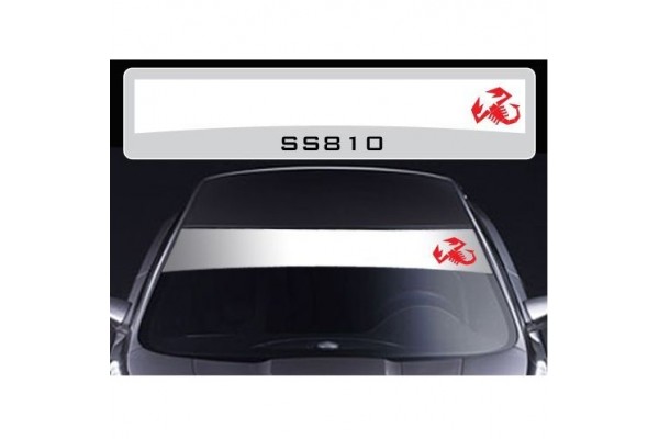 Decal to fit Fiat Abarth Skorpion windscreen striscia decal