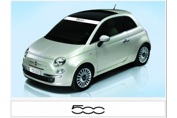 Decal to fit Fiat 500 windscreen striscia decal Abarth