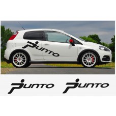Aufkleber passend für Fiat PUNTO Seitenaufkleber 135cm 2Stk. Satz