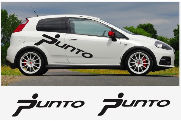 Decal to fit Fiat PUNTO side decal 135cm 2pcs. set