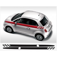 Decal to fit Fiat 500 side decal 2 pcs. set