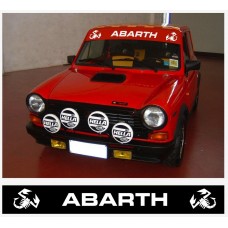 Aufkleber passend für Abarth Frontscheiben Aufkleber