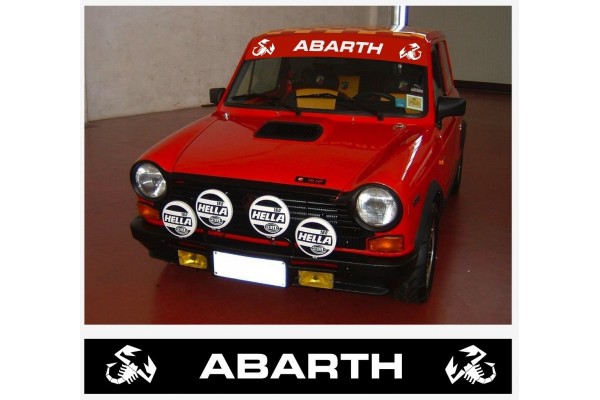 Aufkleber passend für Abarth Frontscheiben Aufkleber