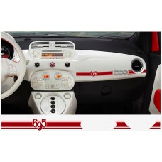 Decal to fit Fiat 500 695 dashboard decal 4 pcs.