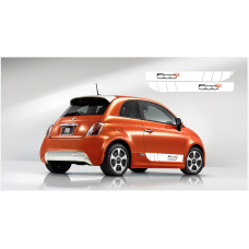 Decal to fit Fiat 500 side decal kit 500e L+R