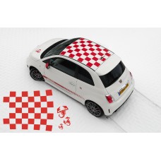 Decal to fit Fiat 500 side and roof decal set