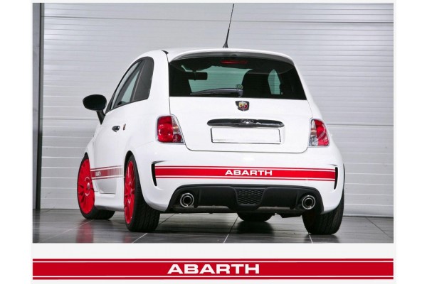 Aufkleber passend für Fiat 500 Abarth Heckstreifen 1800mm x 91mm