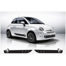 Aufkleber passend für Fiat 500 Abarth Seitenaufkleber mit Skorpion L+R