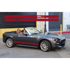 Aufkleber passend für Fiat 124 Spider Seitenaufkleber L+R