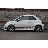 Aufkleber passend für Fiat 500 Abarth Martini Racing Aufkleber 4Stk. Seitenaufkleber Satz