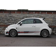 Decal to fit Fiat 500 Abarth Martini Racing Decal Side decal stripes 4 pcs. set