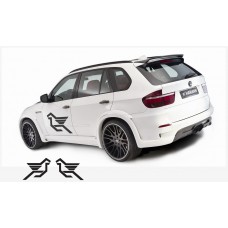 Decal to fit Hamann side decal 2 pcs. 90 cm