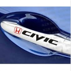 Decal to fit Honda Civic door handle decals 4 pcs.