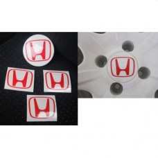 Decal to fit Honda rimdecal 4 pcs. set 45mm x 55mm