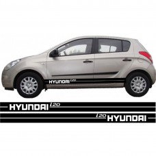 Aufkleber passend für Hyundai i20 Seitenaufkleber Aufkleber Satz