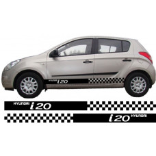 Decal to fit Hyundai i30 side decal sticker stripe kit