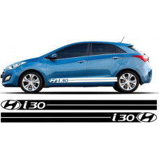 Decal to fit Hyundai i30 side decal sticker stripe kit