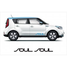 Decal to fit Kia Soul side decals 2pcs. 20cm