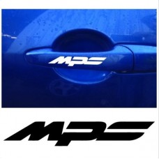 Aufkleber passend für Mazda MPS Türgriff Aufkleber 4 Stk. Satz 92mm