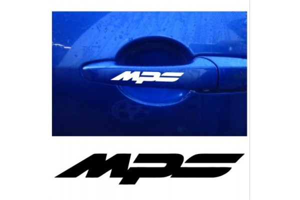 Decal to fit Mazda MPS manigliadecal 4 pcs. set 92mm