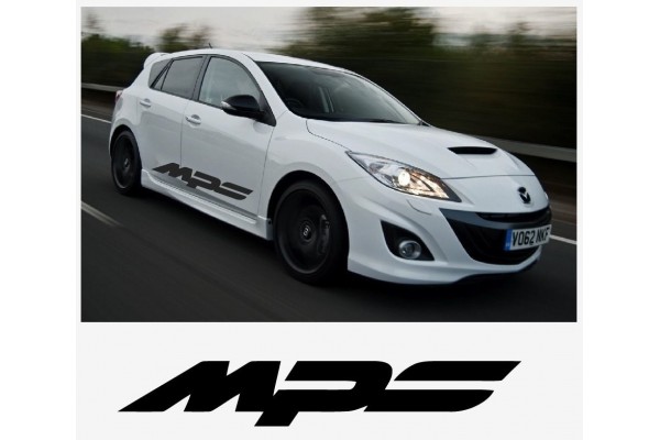 Decal to fit Mazda MPS sport racing side decal set 1400mm