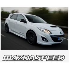 Aufkleber passend für Mazda Speed Seitenaufkleber Aufkleber Satz 400mm