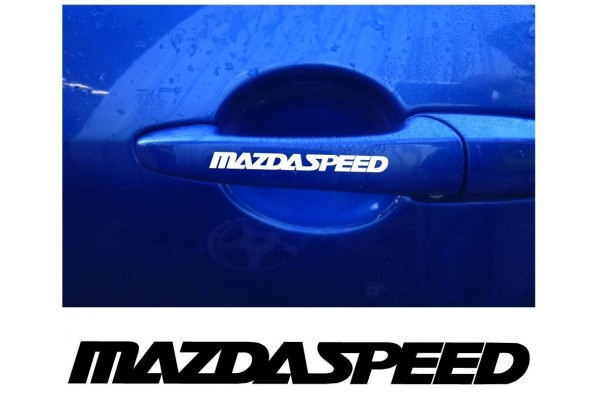 Aufkleber passend für Mazda Speed Türgriff Aufkleber 4 Stk.