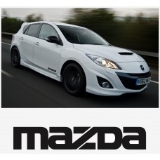 Aufkleber passend für Mazda Seitenaufkleber Aufkleber Satz 200mm