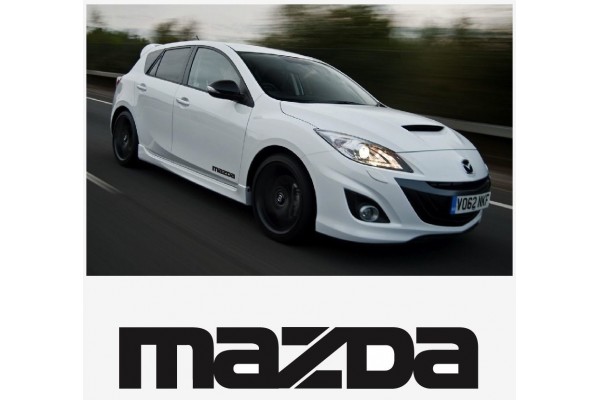 Decal to fit Mazda side decal set 200mm