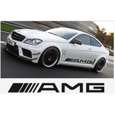 Aufkleber passend für AMG Mercedes Seitenaufkleber 2 Stk. 1000mm