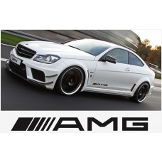 Aufkleber passend für AMG Mercedes Seitenaufkleber 2 Stk. 350mm