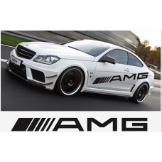 Aufkleber passend für AMG Mercedes Seitenaufkleber 2 Stk. 1500mm