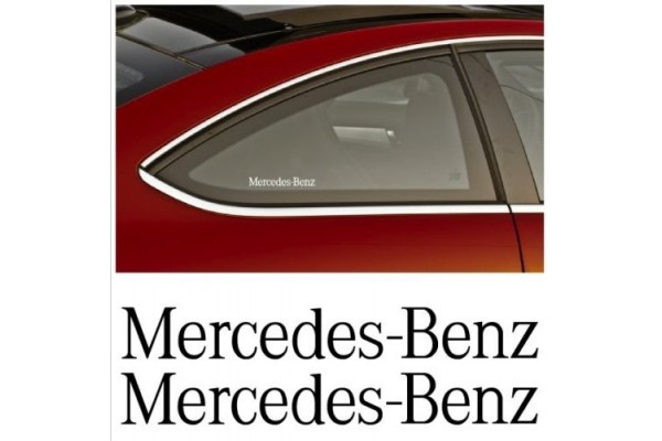 Decal to fit Mercedes Benz side decal 2 pcs. set 13cm