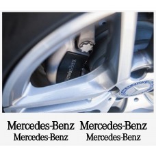 Decal to fit Mercedes Benz rim- window- brake caliper- mirror decal 4 pcs. 107mm+87mm