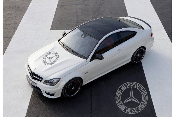 Decal to fit Mercedes Benz AMG bonnet decal 58cm V.1