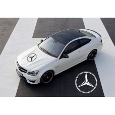 Aufkleber passend für Mercedes Benz AMG Haubenaufkleber 58cm V.2