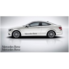 Aufkleber passend für Mercedes Benz Seitenaufkleber 100cm 2Stk. Satz