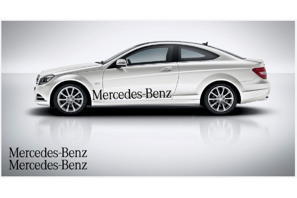 Decal to fit Mercedes Benz side decal 150cm 2 pcs. Set