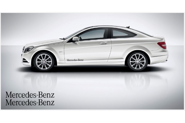 Aufkleber passend für Mercedes Benz Seitenaufkleber 60cm 2Stk. Satz