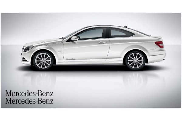 Decal to fit Mercedes Benz side decal 35cm 2 pcs. Set