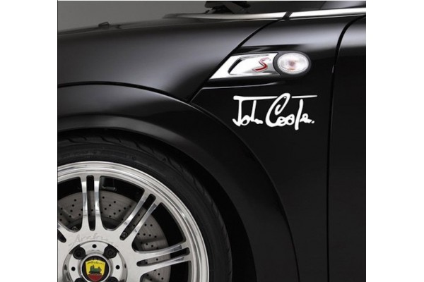 Decal to fit MINI John Cooper Signatur side decal set 2 pcs.