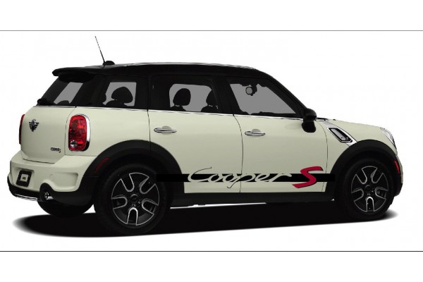 Decal to fit MINI Cooper S side decal set