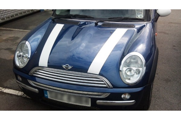 Decal to fit MINI Cooper bonnet decal