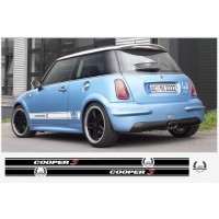 Decal to fit Mini Cooper Vinyl Decal Graphic Pair